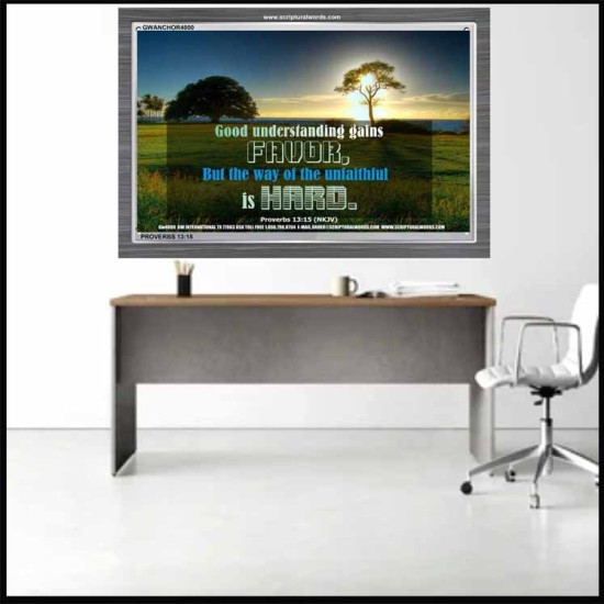 UNFAITHFULNESS   Framed Restroom Wall Decoration   (GWANCHOR4000)   