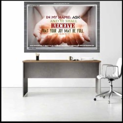 ASK IN MY NAME   Scriptures Wall Art   (GWANCHOR4128)   