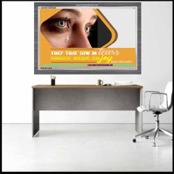 SOW IN TEARS   Bible Verses Frame for Home Online   (GWANCHOR4468)   