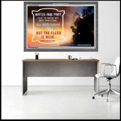 WATCH AND PRAY   Scripture Art Prints Framed   (GWANCHOR4746)   "33x25"