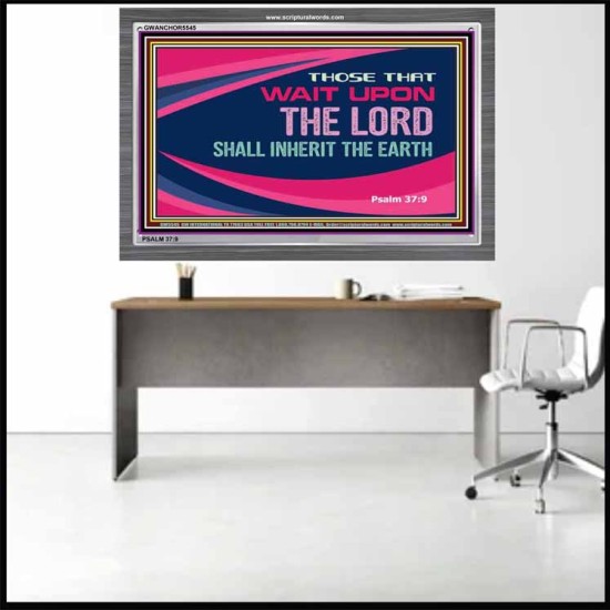 WAIT UPON THE LORD   Business Motivation Art   (GWANCHOR5545)   