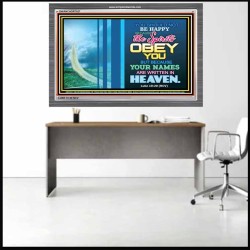 YOUR NAMES ARE WRITTEN IN HEAVEN   Christian Quote Framed   (GWANCHOR7527)   