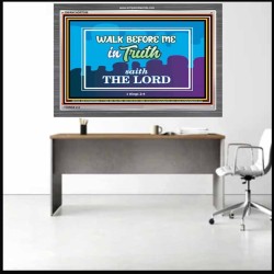 WALK IN TRUTH   Unique Bible Verse Framed   (GWANCHOR7558)   "33x25"