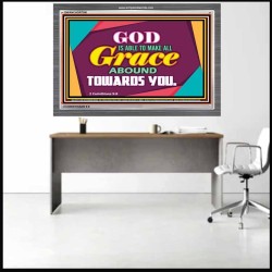 ABOUNDING GRACE   Printable Bible Verse to Framed   (GWANCHOR7591)   "33x25"