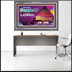 TRUST IN THE LORD   Framed Children Room Wall Decoration   (GWANCHOR7920b)   "33x25"