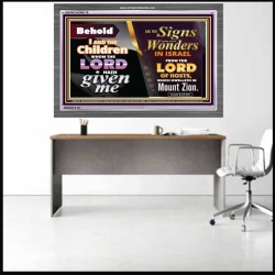 SIGNS AND WONDERS   Framed Office Wall Decoration   (GWANCHOR8179)   