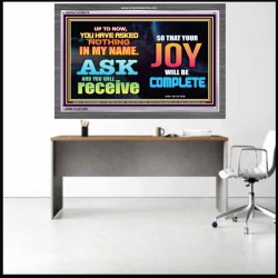ASK AND YOU WILL RECEIVE   Scripture Art Frame   (GWANCHOR8878)   