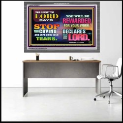 WIPE AWAY YOUR TEARS   Framed Sitting Room Wall Decoration   (GWANCHOR8918)   "33x25"