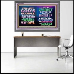 WALK IN LOVE   Inspiration Wall Art Frame   (GWANCHOR8931)   "33x25"