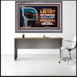 A MEMORIAL BEFORE GOD   Framed Scriptural Dcor   (GWANCHOR8976)   "33x25"