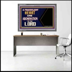 WHAT ARE ABOMINATION TO THE LORD   Large Framed Scriptural Wall Art   (GWANCHOR9273)   "33x25"