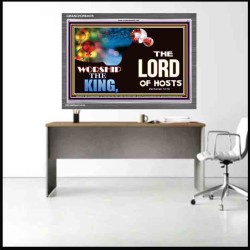 WORSHIP THE KING   Inspirational Bible Verses Framed   (GWANCHOR9367B)   