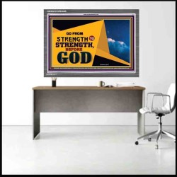 STRENGTH TO STRENGTH BEFORE GOD   Inspirational Bible Verse Frame   (GWANCHOR9368B)   