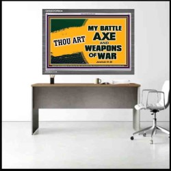 WEAPONS OF WAR   Christian Quotes Framed   (GWANCHOR9434)   "33x25"