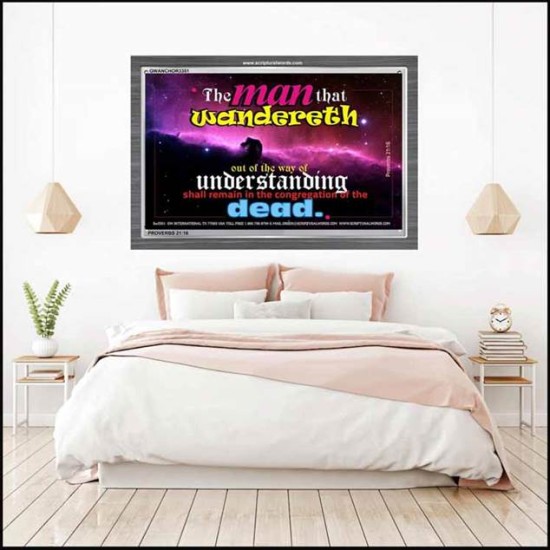 UNDERSTANDING   Inspirational Bible Verse Framed   (GWANCHOR3351)   