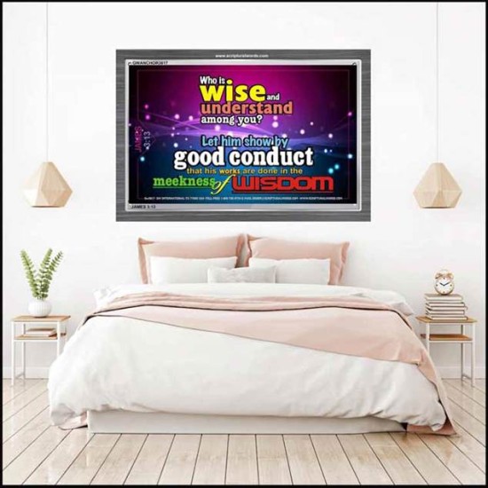 WISDOM   Scriptural Framed Signs   (GWANCHOR3817)   