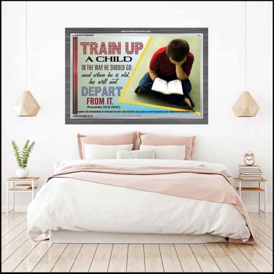 TRAIN UP A CHILD   Frame Scripture    (GWANCHOR4681)   