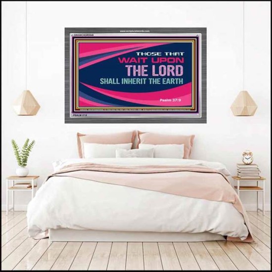 WAIT UPON THE LORD   Business Motivation Art   (GWANCHOR5545)   