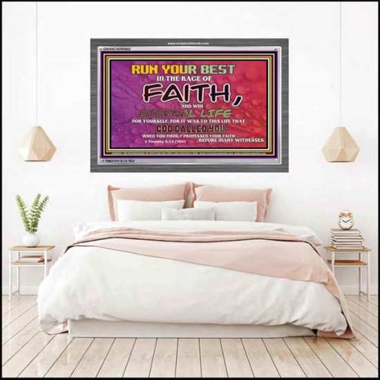 WIN ETERNAL LIFE   Inspiration office art and wall dcor   (GWANCHOR6602)   