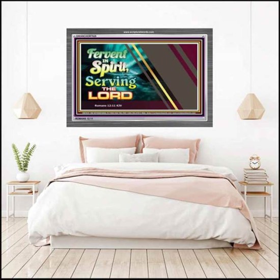 SERVE THE LORD   Christian Quotes Framed   (GWANCHOR7825)   