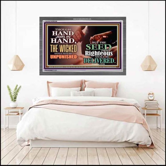 SEED OF RIGHTEOUSNESS   Christian Quote Framed   (GWANCHOR8388)   