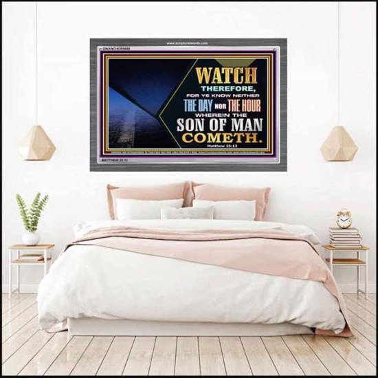 WATCH AND PRAY   Inspiration office art and wall dcor   (GWANCHOR9088)   