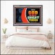 WITH GOD WE WILL DO GREAT THINGS   Large Framed Scriptural Wall Art   (GWANCHOR9381)   