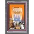 THE LORD SHALL SUPPLY ALL MY NEEDS   Inspirational Bible Verses Acrylic Framed   (GWANCHOR009)   "25x33"
