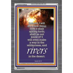 A NEW THING DIVINE BREAKTHROUGH   Printable Bible Verses to Framed   (GWANCHOR022)   