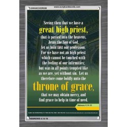 APPROACH THE THRONE OF GRACE   Encouraging Bible Verses Frame   (GWANCHOR080)   