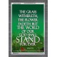THE WORD OF GOD STAND FOREVER   Framed Scripture Art   (GWANCHOR103)   