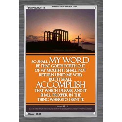 THE WORD OF GOD    Bible Verses Poster   (GWANCHOR114)   