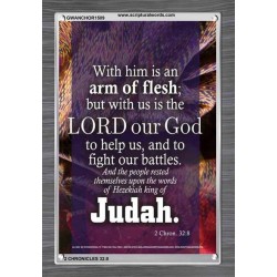 ARM OF FLESH?   Bible Verse Acrylic Glass Frame   (GWANCHOR1509)   