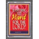 NOTHING IS TOO HARD FOR THE LORD   Bible Verse Acrylic Glass Frame   (GWANCHOR162)   
