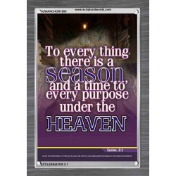 THERE IS A SEASON   Bible Verses  Picture Frame Gift   (GWANCHOR1655)   