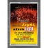 WALK IN THE LIGHT   Frame Bible Verses Online   (GWANCHOR1674)   "25x33"