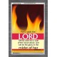 WALL OF FIRE ROUND ABOUT YOU   Bible Verses Poster   (GWANCHOR186)   