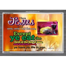 VERY VERY I SAY UNTO YOU   Framed Office Wall Decoration   (GWANCHOR2061)   "33x25"