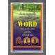 THE WORD WAS GOD   Inspirational Wall Art Wooden Frame   (GWANCHOR252)   