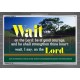 WAIT ON THE LORD   Contemporary Wall Decor   (GWANCHOR270)   