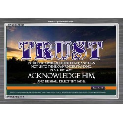 TRUST IN THE LORD   Modern Wall Art   (GWANCHOR295)   "33x25"