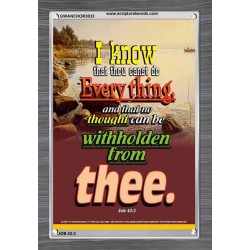 THOU CANST DO EVERYTHING   Christian Quote Framed   (GWANCHOR3033)   