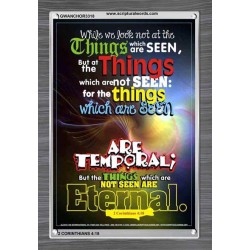 THINGS WHICH ARE SEEN ARE TEMPORAL   Scripture Art Prints   (GWANCHOR3318)   