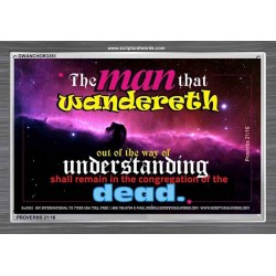 UNDERSTANDING   Inspirational Bible Verse Framed   (GWANCHOR3351)   "33x25"