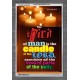 THE SPIRIT OF MAN IS THE CANDLE OF THE LORD   Framed Hallway Wall Decoration   (GWANCHOR3355)   