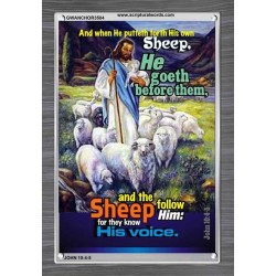THEY KNOW HIS VOICE   Contemporary Christian Poster   (GWANCHOR3504)   