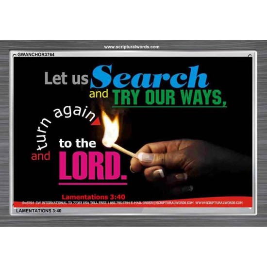 TRY OUR WAYS   Bible Verses Frames Online   (GWANCHOR3764)   