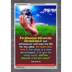 WHOSOEVER   Bible Verse Framed for Home   (GWANCHOR3779)   "25x33"