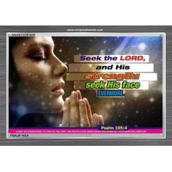 SEEK THE LORD   Frame Scripture    (GWANCHOR3805)   