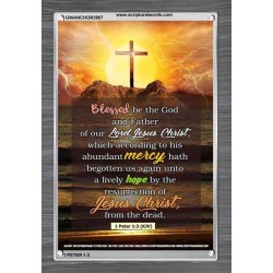 ABUNDANT MERCY   Christian Quote Framed   (GWANCHOR3907)   